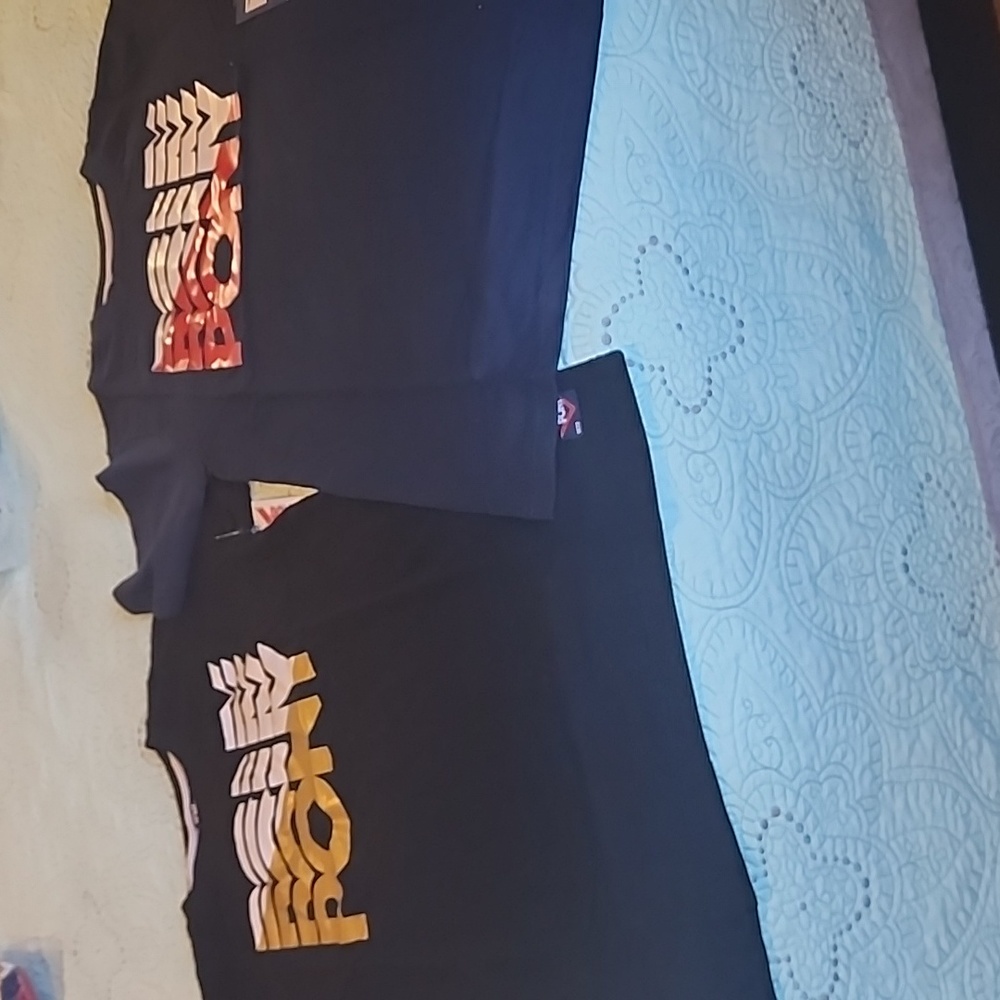Boy's lg (14-16) PONY T-shirts NWT. One red white and blue and one gold white an